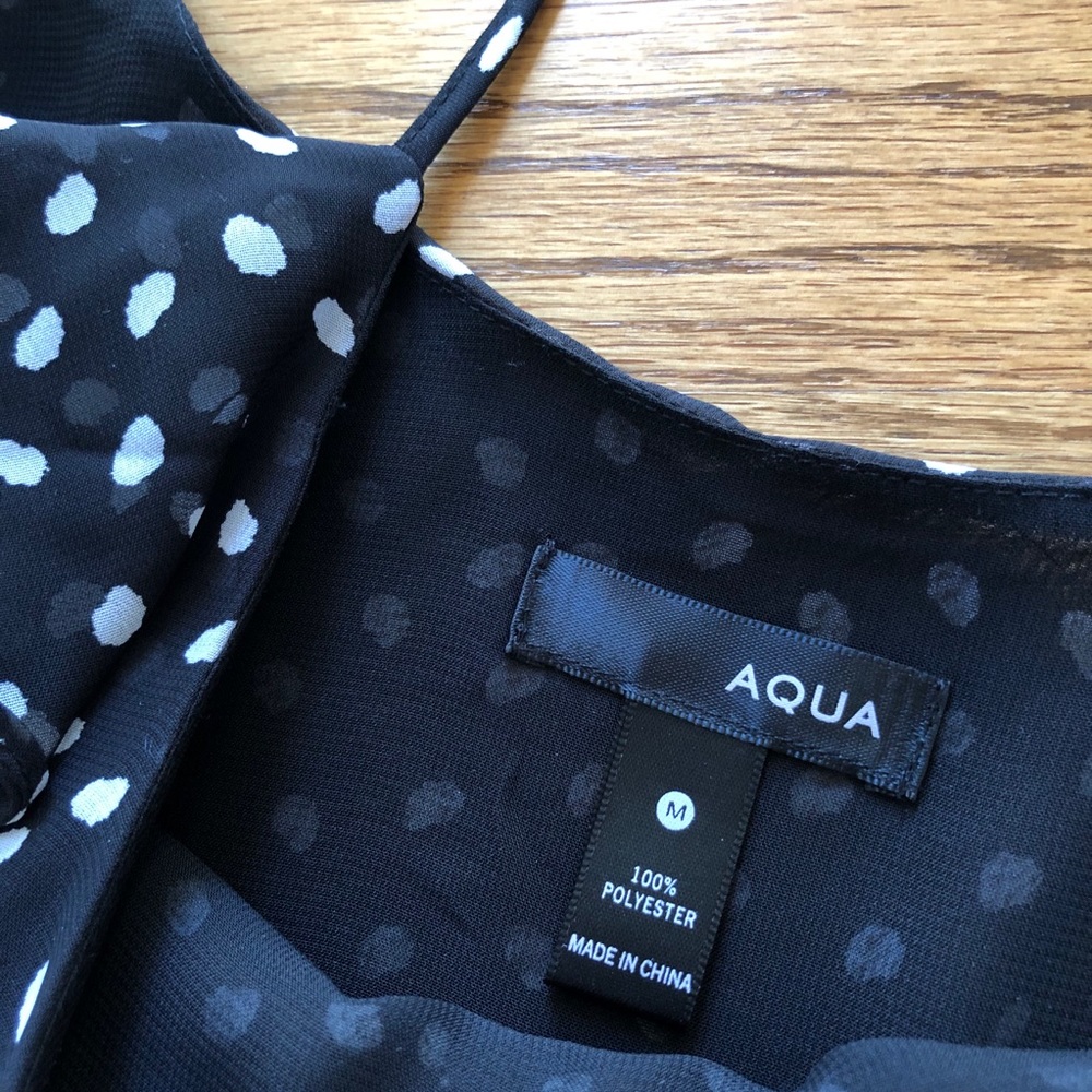 Aqua polka dot top - Picture 3 of 5